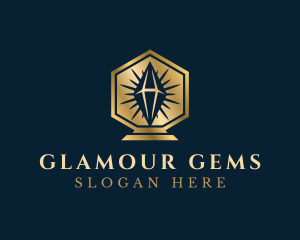 Elegant Diamond Jewelry logo design