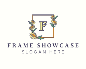 Sunflower Frame Ornament logo