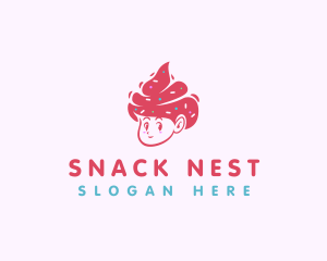 Cold Sweet Ice Cream logo design