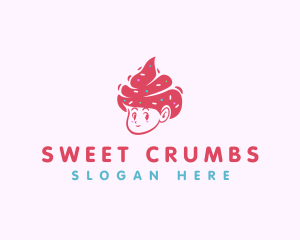 Cold Sweet Ice Cream logo design