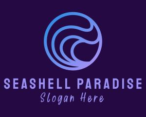 Surfing Beach Resort logo design