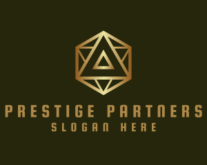Deluxe Geometric Hexagon logo design