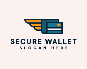 Digital Credit Card Wing logo design