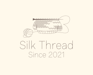 Sweater Knitting Thread logo design