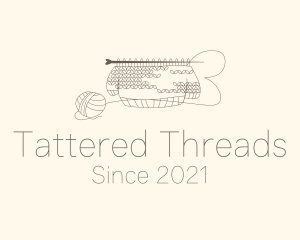 Sweater Knitting Thread logo design