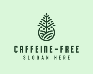 Seedling Tree Plant logo design