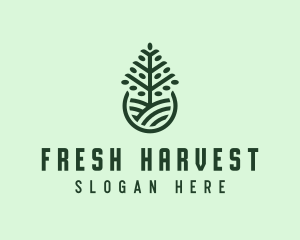 Seedling Tree Plant logo design