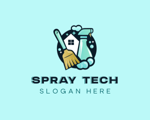 Cleaning Spray Broom logo