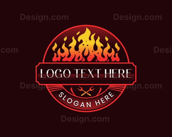 Grill Flame BBQ Logo