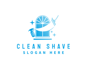 Squeegee Window Cleaning logo design