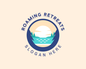 Sea Travel Tourism logo design