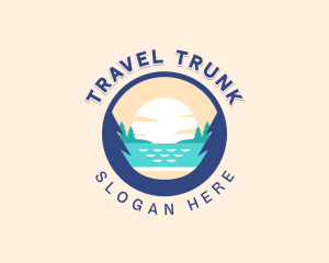 Sea Travel Tourism logo design