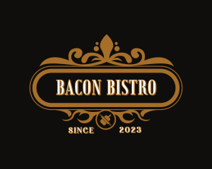 Fancy Restaurant Bistro logo design