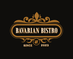 Fancy Restaurant Bistro logo design