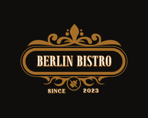 Fancy Restaurant Bistro logo design