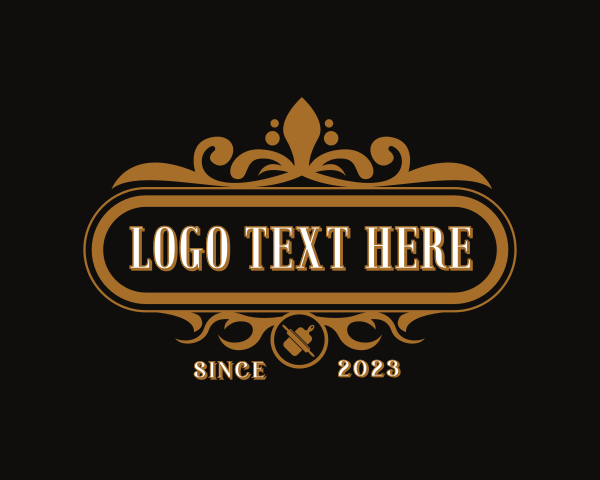 Fancy logo example 2