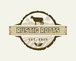 Cow Pasture Agriculture logo design