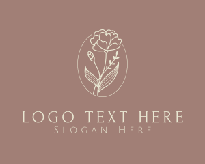 Aesthetic Flower Plant logo