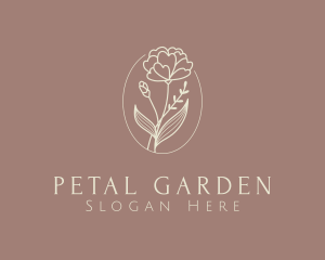 Aesthetic Flower Plant logo design