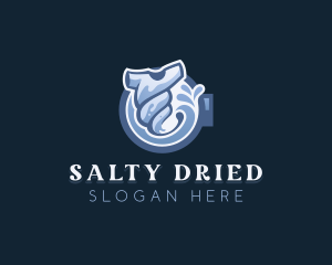 Laundromat Dry Cleaner logo design