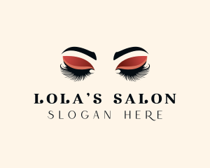 Eyebrow Lashes Salon logo design