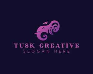 Elephant Tusk Zoo logo design