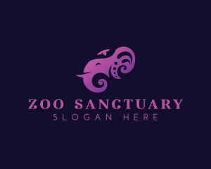 Elephant Tusk Zoo logo design