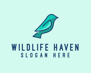 Finch Bird Wildlife logo