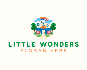 Kindergarten Preschool Childcare  logo design