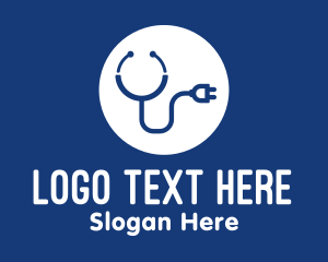 Medical Stethoscope Plug Logo