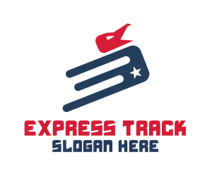 Express American Eagle  logo design