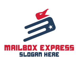 Express American Eagle  logo design