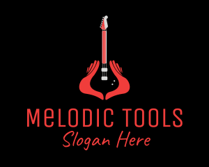 Guitar Hand Instrument logo