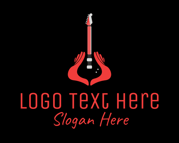 Acoustic Guitar logo example 1
