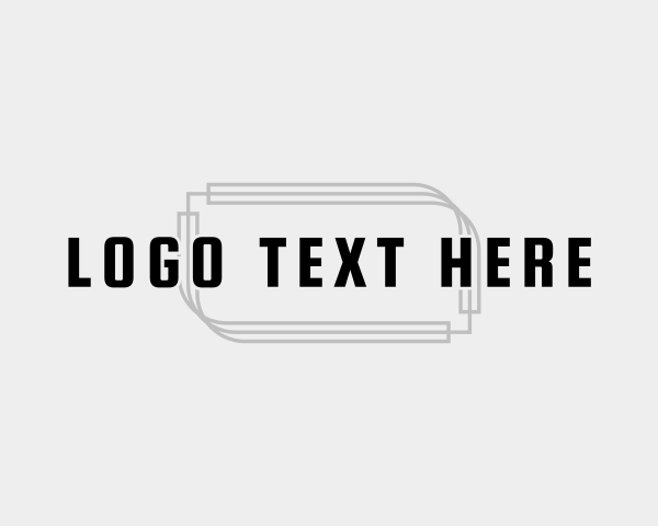 Text logo example 2