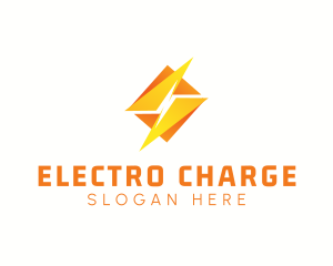 Electric Power Bolt  logo design