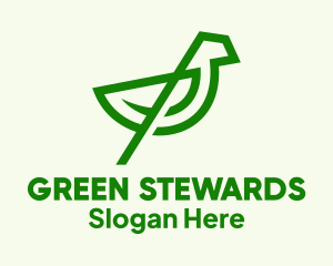 Green Bird Sanctuary logo design