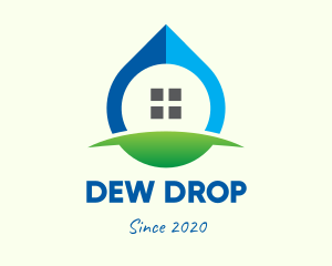 Eco Window Drop logo design