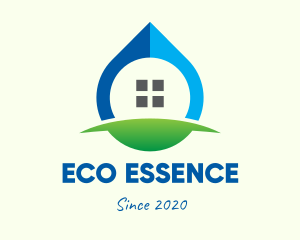 Eco Window Drop logo design