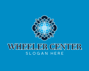 Flower Yoga Center logo design