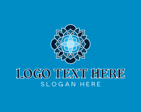 Yoga Center logo example 1