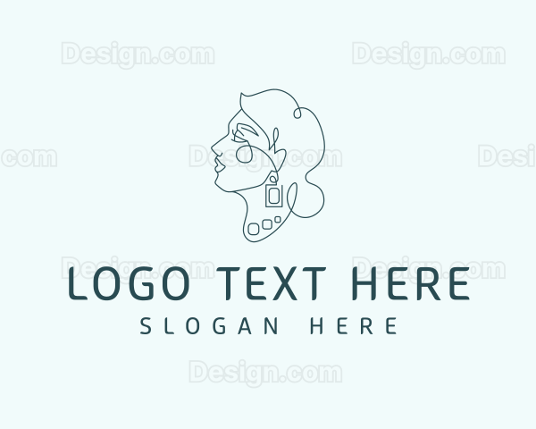 Luxury Jewelry Lady Logo