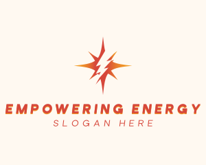 Electrical Power Lightning logo design