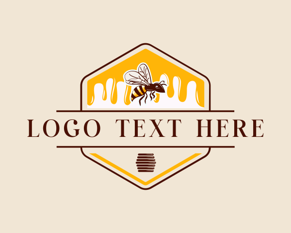 Honey logo example 1