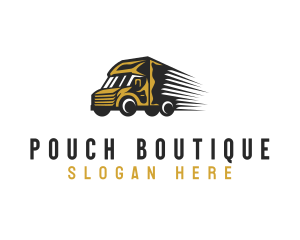 Logistic Delivery Truck Logo