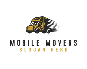 Logistic Delivery Truck logo design