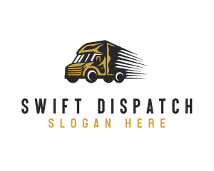 Logistic Delivery Truck logo design