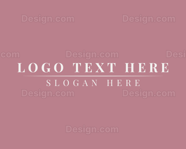 Modern Feminine Boutique Logo