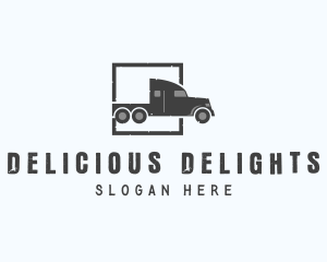 Freight Truck Logistic Logo