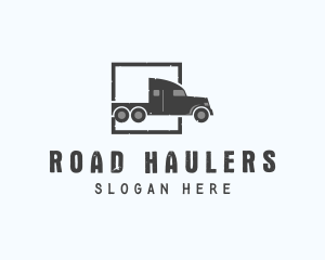 Freight Truck Logistic logo design